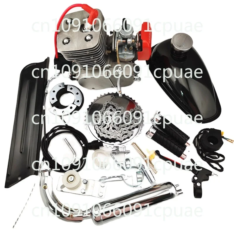 2 Stroke 110cc Bicycle Engine Kit Electric Bicycle 52mm Cylinder Bore YX110