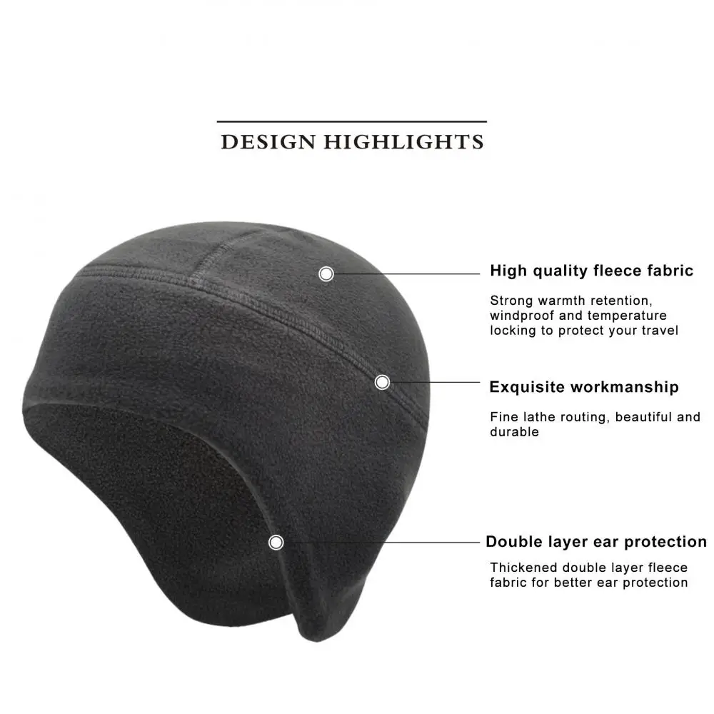 Outdoor Caps Fleece Sports windproof Hat Fishing Cycling Hunting Men Women Warm Winter Camping Earmuff Caps