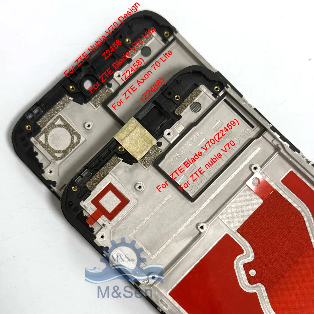 Oryginalny wyświetlacz LCD do ZTE Blade V70 Vita, Nubia V70, Axon 70 Lite, ekran do ZTE Blade V70 Max, Nubia V70Max, ramka. — zdjęcie produktu 5