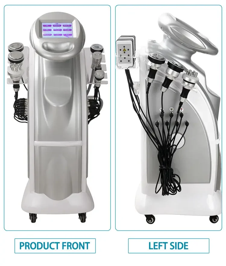 for Face Slimming and Firming Beauty Machine Professional 80K Cavitation Vacuum Bipolar RF