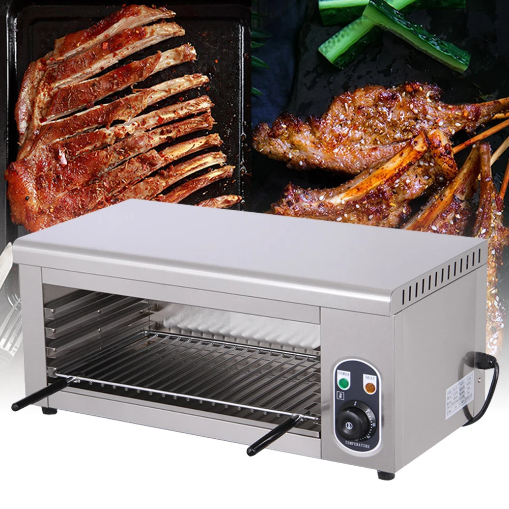 

Cheese Melter Electric Cheesemelter 2000W Salamander Broiler BBQ Gril Countertop