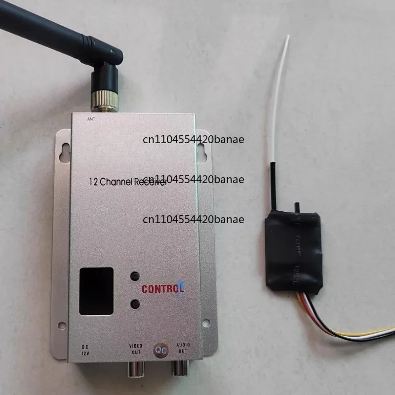 1.2G300MW wireless transmitter receiver 1.2G wireless analog video signal 4 frequency points