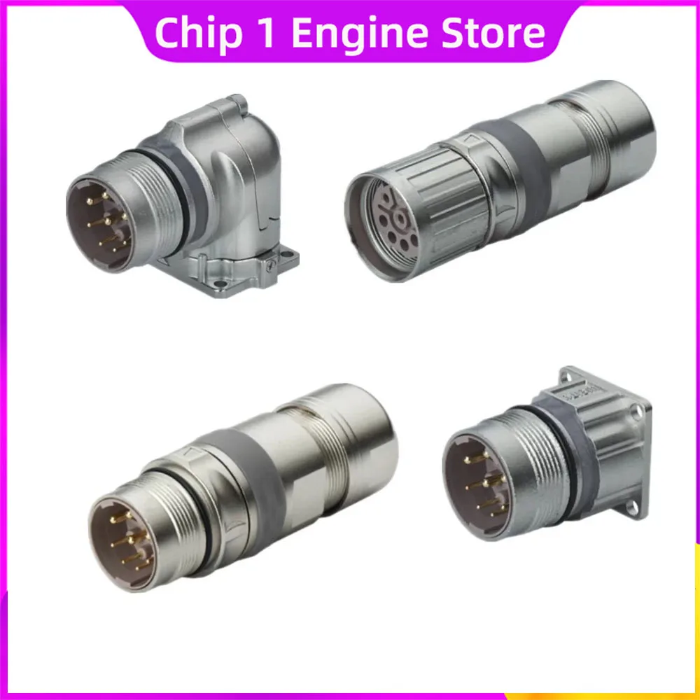 For weipu IP67 Waterproof M23 Power Signal Circular Connector, Female Straight Cable Plug M23DK8TK, 6TK, M23DJ Z / ZL / TK