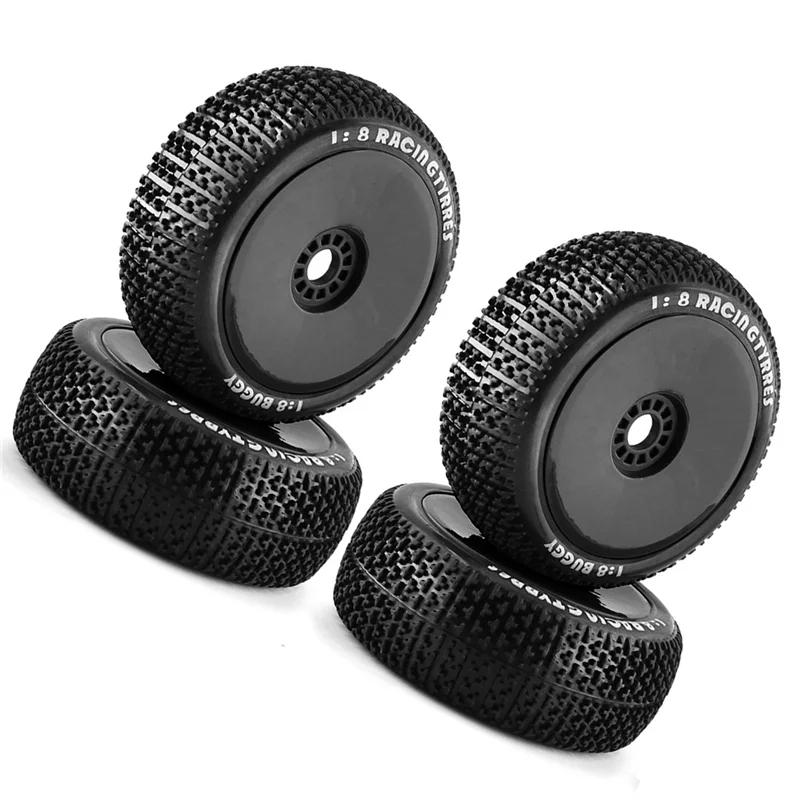 Pneus de buggy RC escala 1/8 BAAA-116Mm 17Mm Hex RC Roda e pneu para ARRMA Traxxas Redcat Team Losi Kyosho VRX Hobao HPI HSP, 2