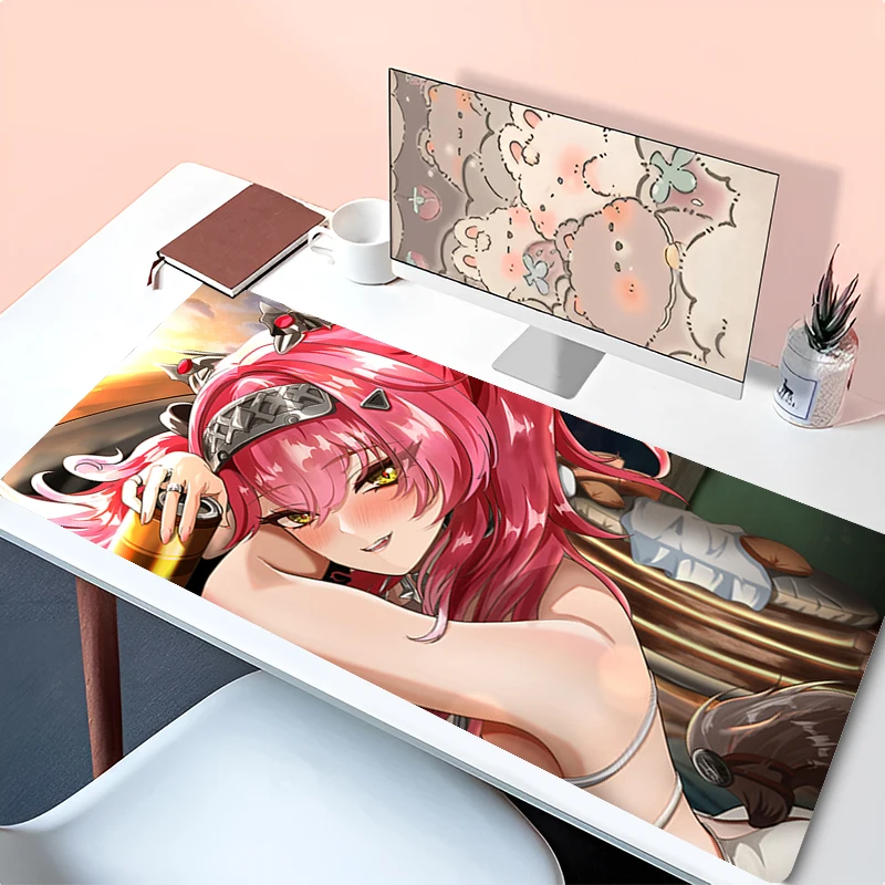 

Mousepad Rubber Mouse Pad Office PC Accessories Keyboard Pad Extended Pad Laptop Mouse Mat Large Wuthering Waves Lupa Desk Mat