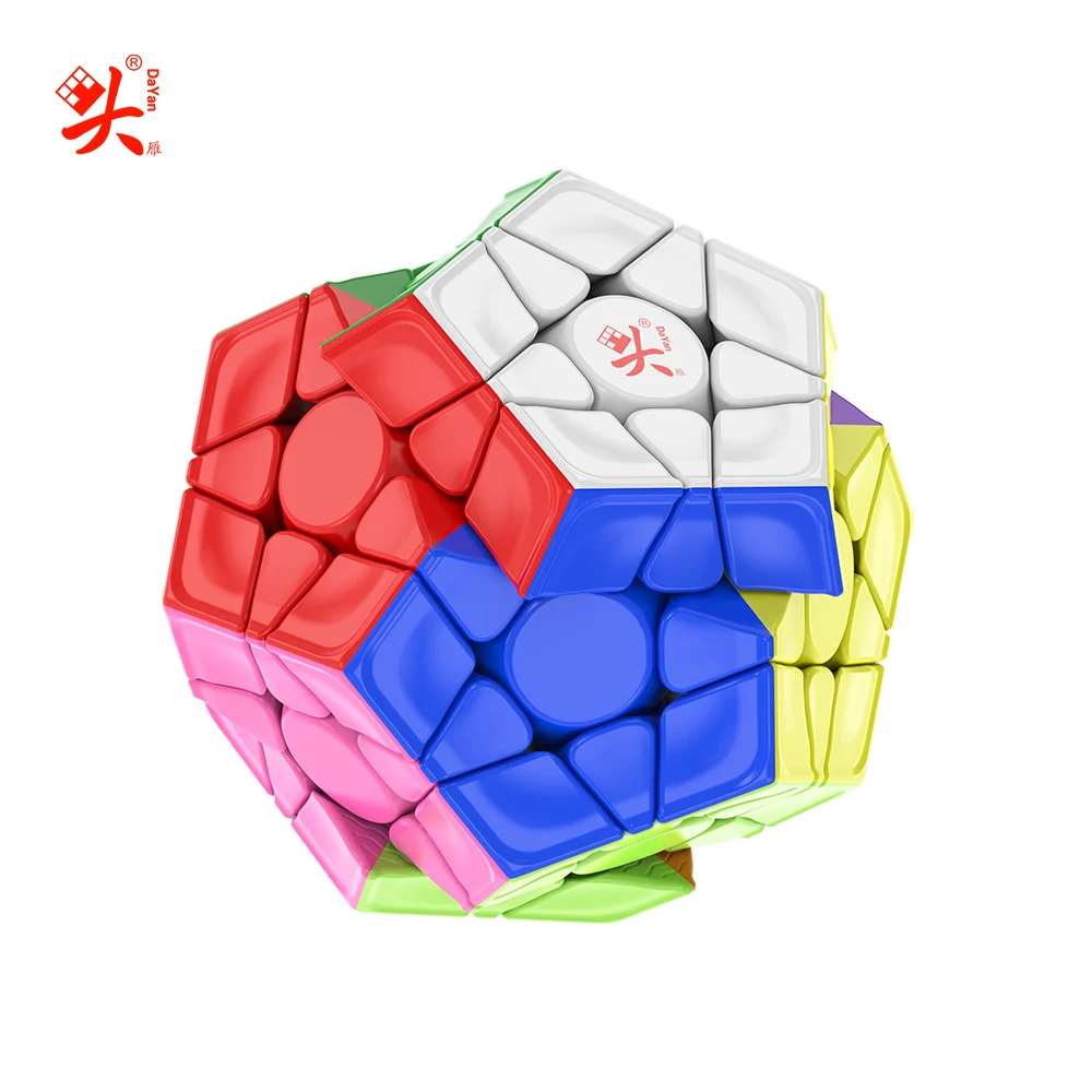 DaYan 3x3 Megaminx Pro M Cube Magnetic Speed Cube Stickerless Professional Magic Cube Twelve-sided Speedcube Twisty Puzzle Toys