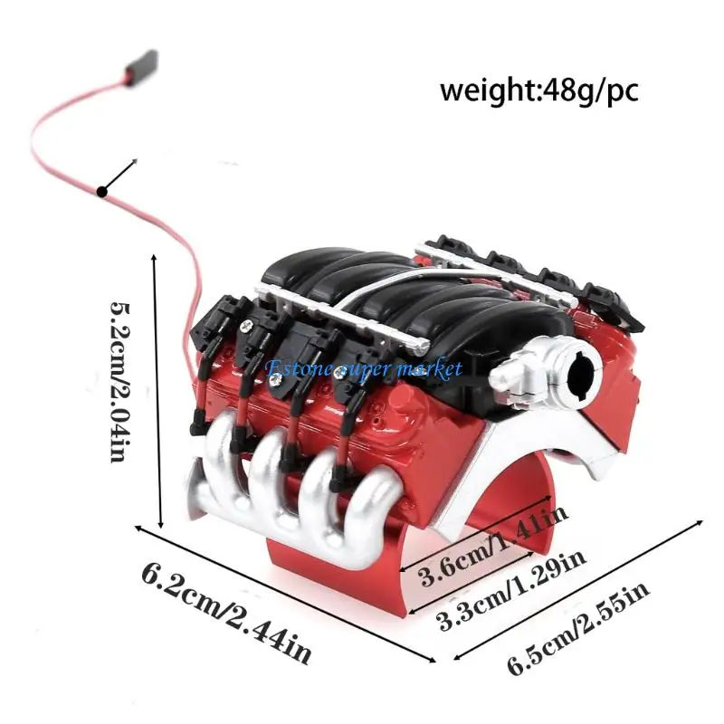 Ventilador radiador refrigeración Universal 090B, disipación calor Metal, mejora estabilidad para juguete DJV8