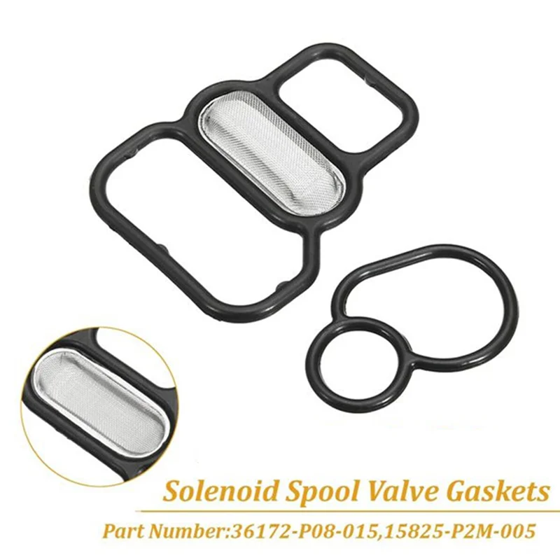 Kit de junta de válvula de carretel solenóide HOT-15825-P2M-005 para Honda Civic VTEC 1996-2005,15825-P2M-005 Kit de junta de válvula de carretel solenóide F
