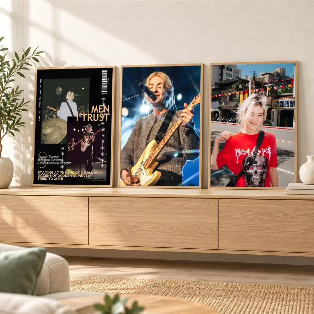 band M-Men I Trust Poster Wall Stickers Self Adhesive Art Mural HD Print Decals for Bedroom Living Room Home Decor Gift