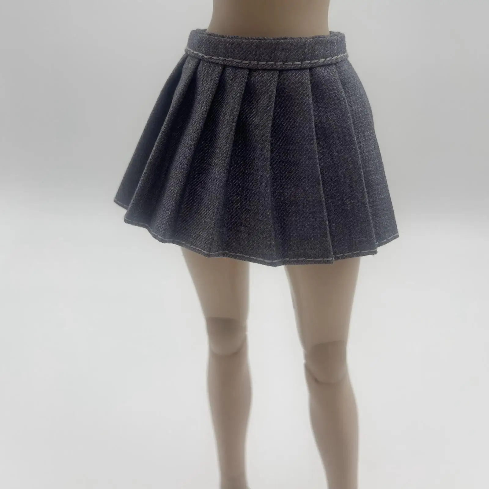 1/6 Girl Pleated Mini Skirt Fashion Short Skirt Costume Dress for 12'' Action Figure Body Dress up