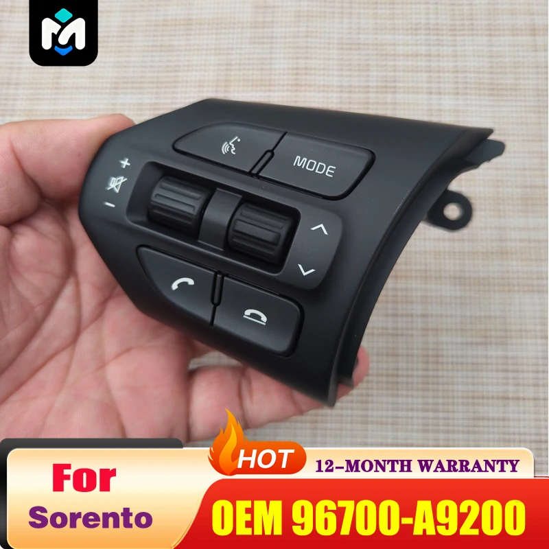 For KI-A Sorento 15-20 steering wheel buttons multimedia control module track volume adjustment button OEM 96700-A9200AS