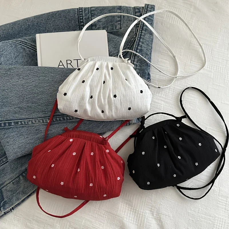 Fashionable Backpack for Ladies, Sweet Wave Dot Printing Bag, Simple and Beautiful Commuting Single Shoulder Backpacks