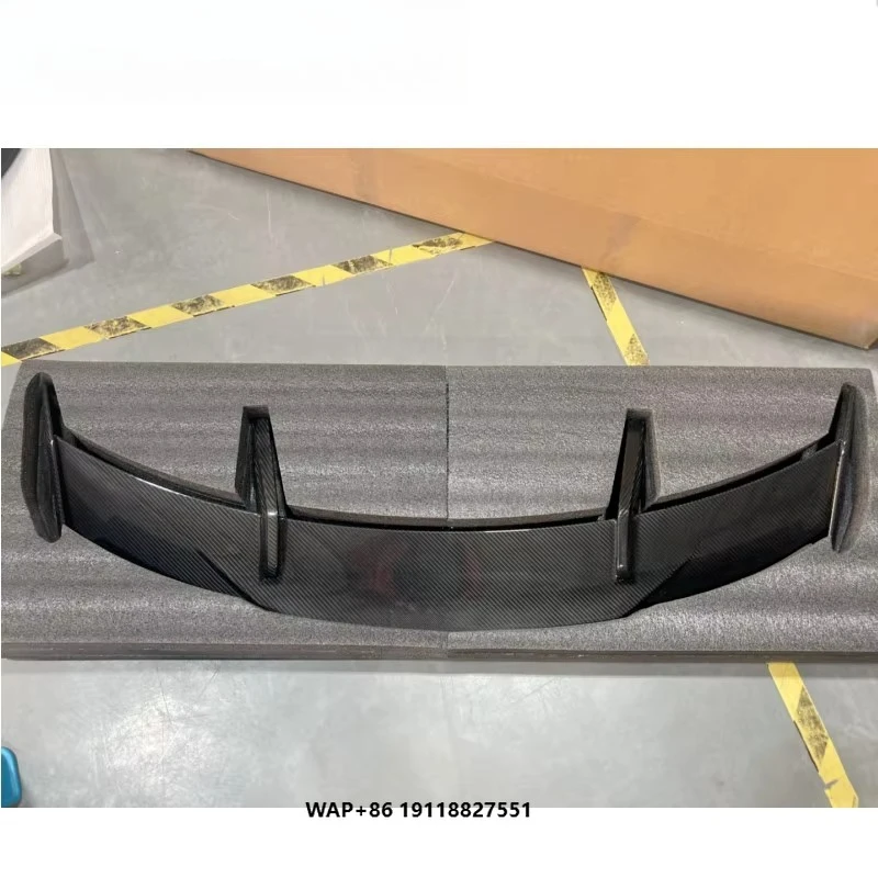 

2021 Hot selling Real Dry Carbon Fiber Rear Wing Car Auto parts Rear Spoiler For 3/4 Series G80 M3/G82 M4 Gt Mp Style