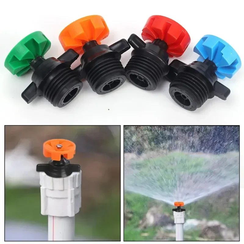 Automatic Rotating Nozzle Watering Irrigation Rotating Sprinkler Nozzle for Garden Lawn Flower Vegetable Irrigation Tools