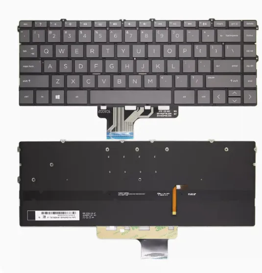 New for HP Spectre x360 13-AW 13-AW0008CA 13-AW0023DX US Backlit Keyboard Brown