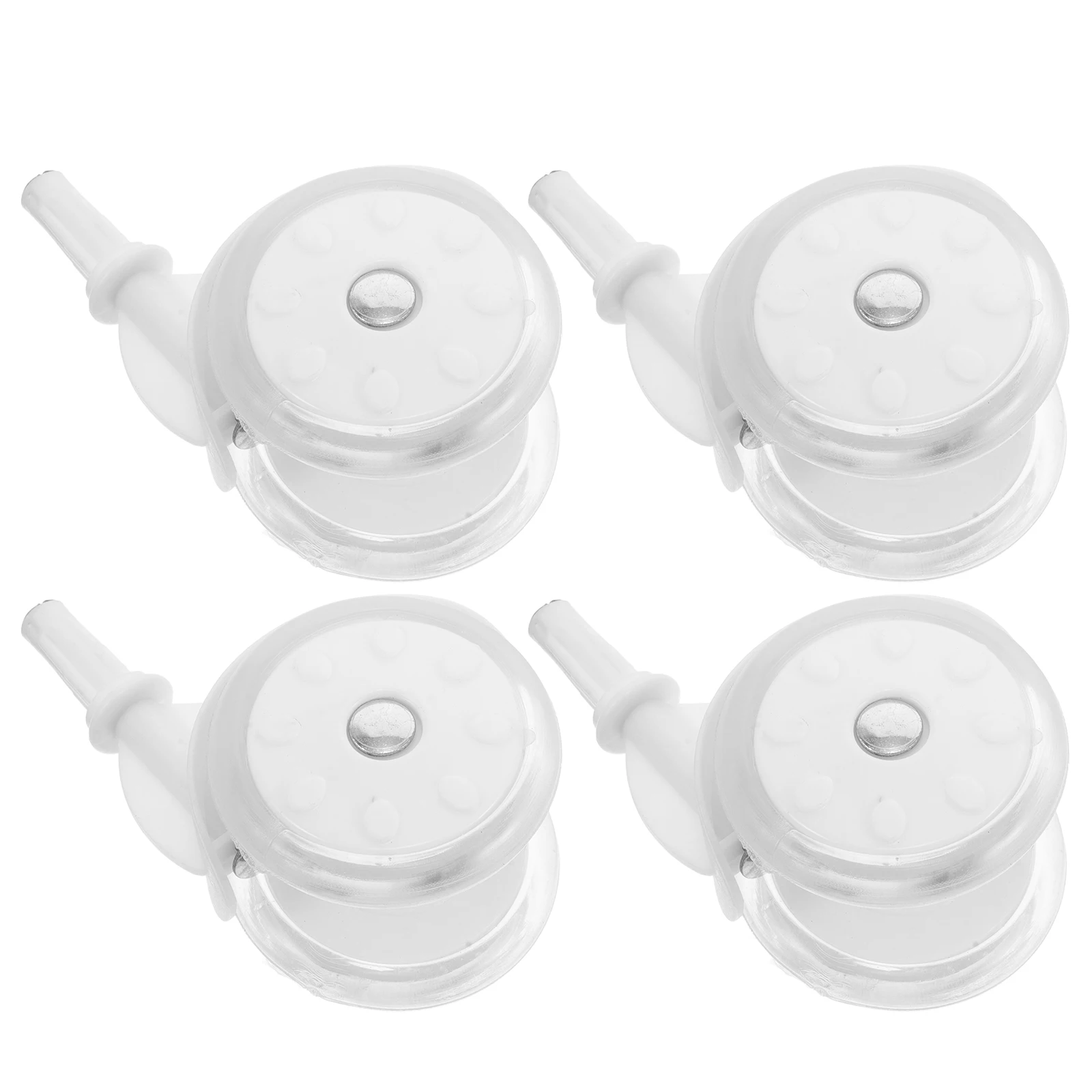 

4pcs Baby Walker Wheels Replacement Universal Casters for Furniture Strollers Smooth Safe Easy Installation Learning to Walk