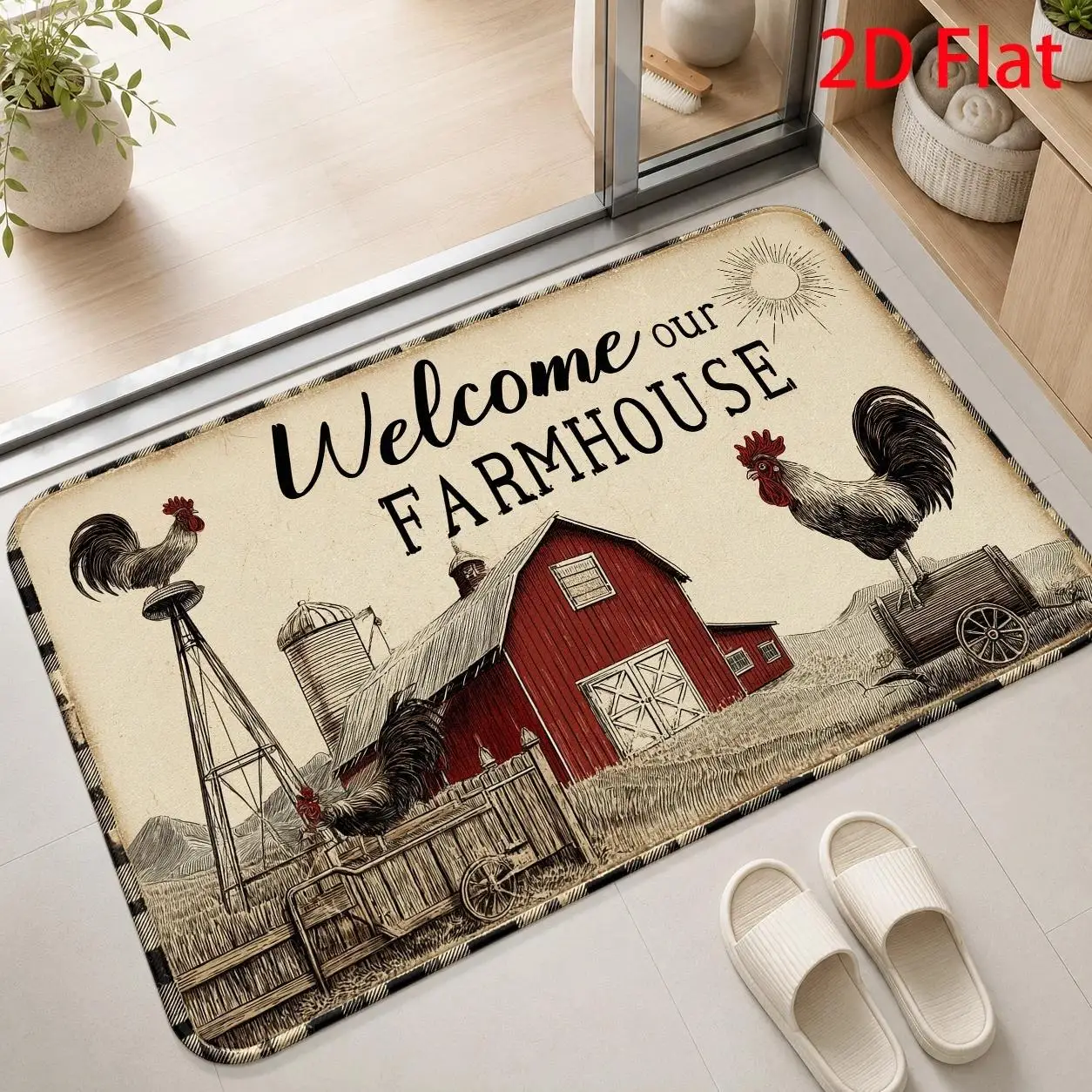 Basketball Court Overhead View Sporty Energetic Doormat For Game Room Dynamic Court Print Rug Floor Mat Fan Gift