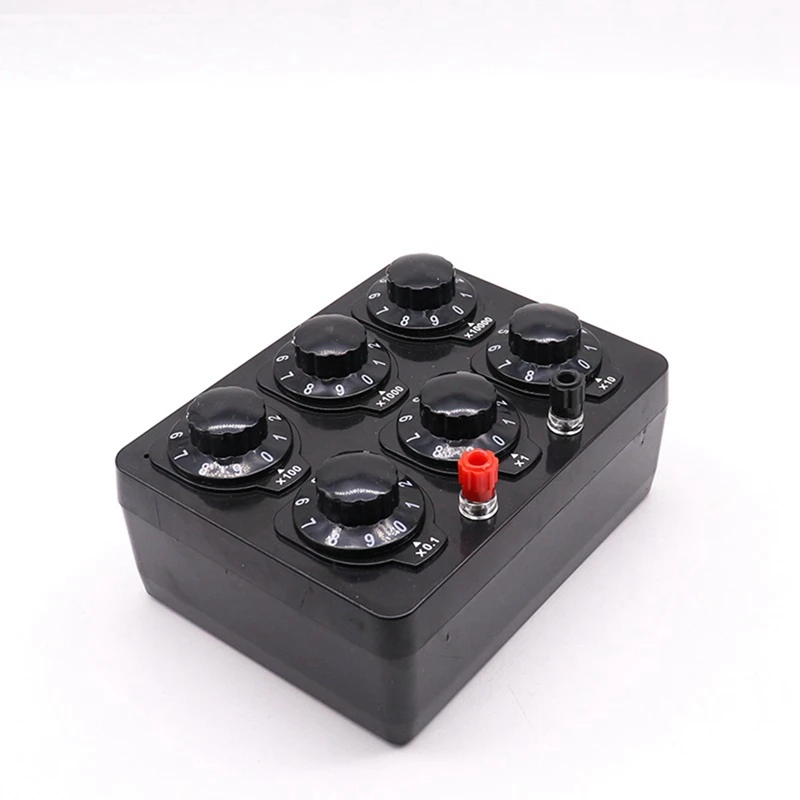 ABFT-0-99999.9 Ohm Simple Resistance Box Precision Variable Decade Resistor Teaching Instrument Teaching Resistance Box