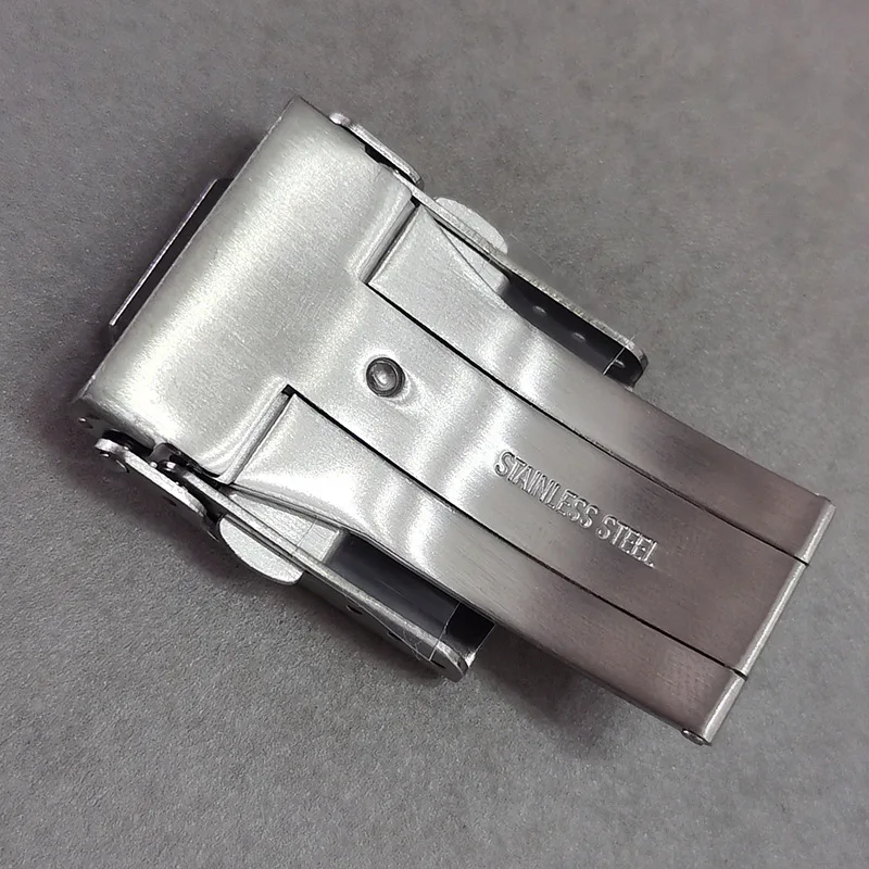 Premium 304L Stainless Steel Clasp Watch Buckle for SEIKO Divers Oyster Solid Steel Folding Clasp Bracelet 18mm 20mm 22mm 24mm