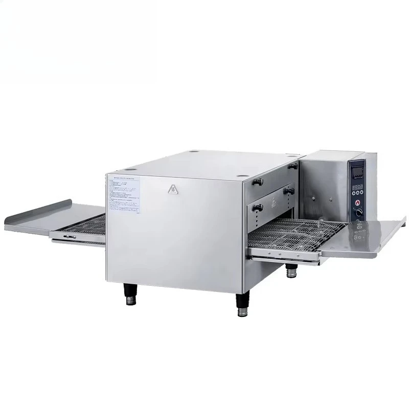 Efficient Intelligent Pizza Conveyor Oven 16 Inch Cooking Local Food  Chicken Wing Electric 220V Pizza Belt Oven