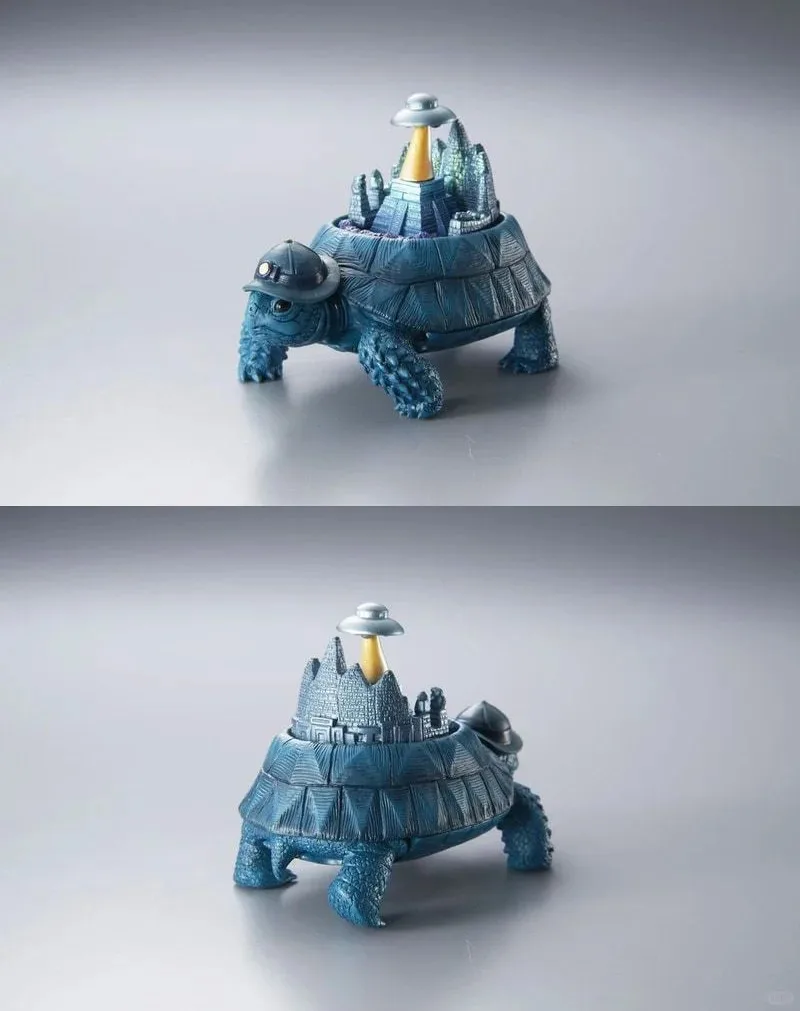 Preventa de Figura Coleccionable de Tortuga Continental de la Saga de Criaturas, Capítulo Terra, Modelo de Decoración