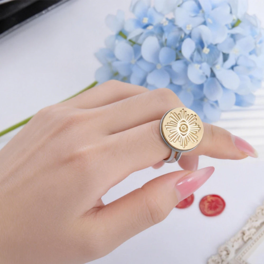 Custom Wax Seal Stamps Your Own LOGO Design -20mm Ring Sealing Wax Stamper Personalized Wedding Envelope Invitation Card Decor view 3