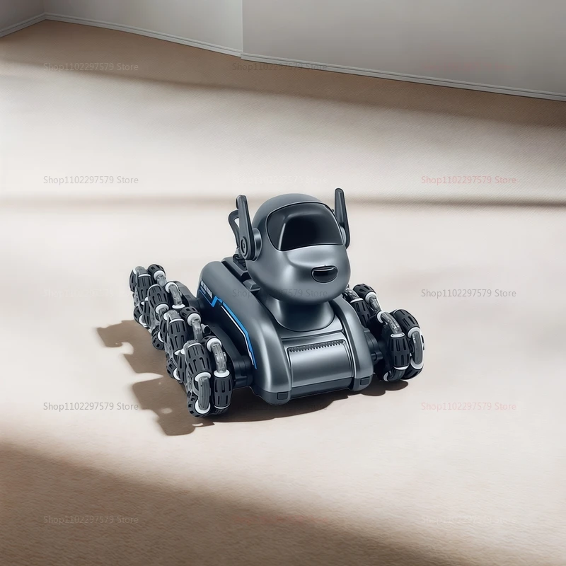 S50 RC حيلة ثمانية عجلات الميكانيكية الكلب لفتة التعريفي تسلق تشوه لعبة كلب الصبي هدية للأطفال والحيوانات الأليفة