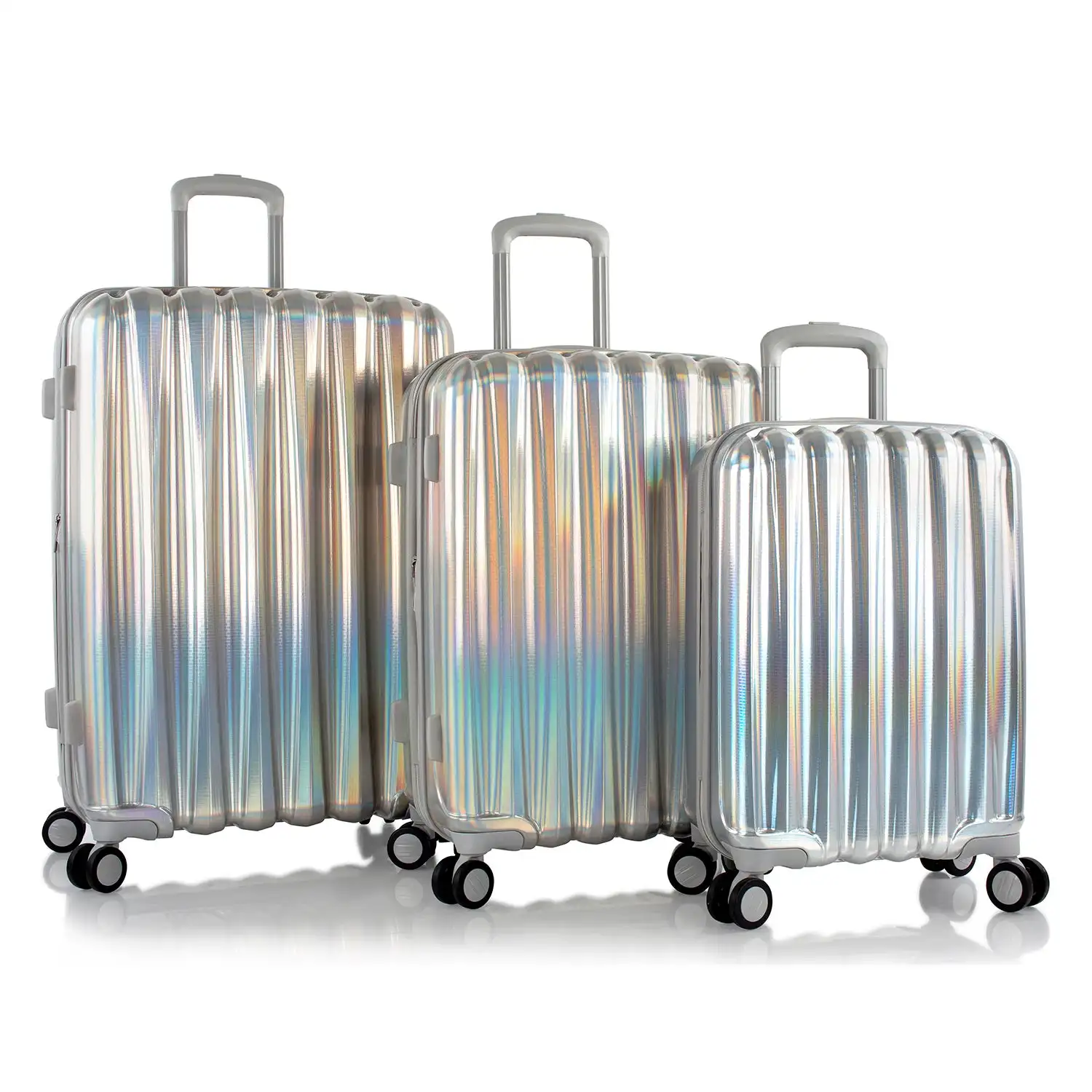 Premium Laser Holographic Luggage Luxury Luggage Set Premium-Quality Travel Suitcases Luggage 3 Pieces Set