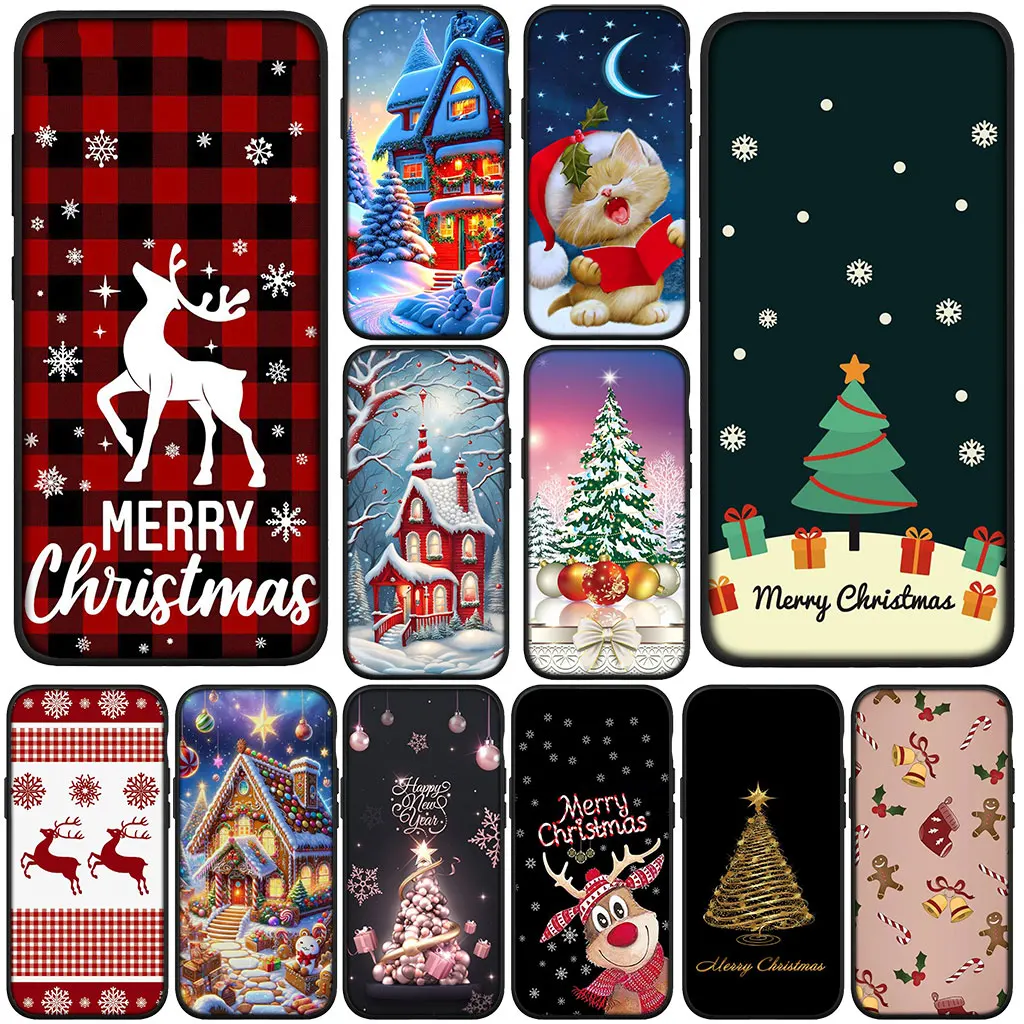Чехол для телефона с рождественской елкой и оленем для Huawei P30 P20 Mate 20 Pro Lite Y6P Y7A Y7 2019 Nova 5T 3I Защитный корпус