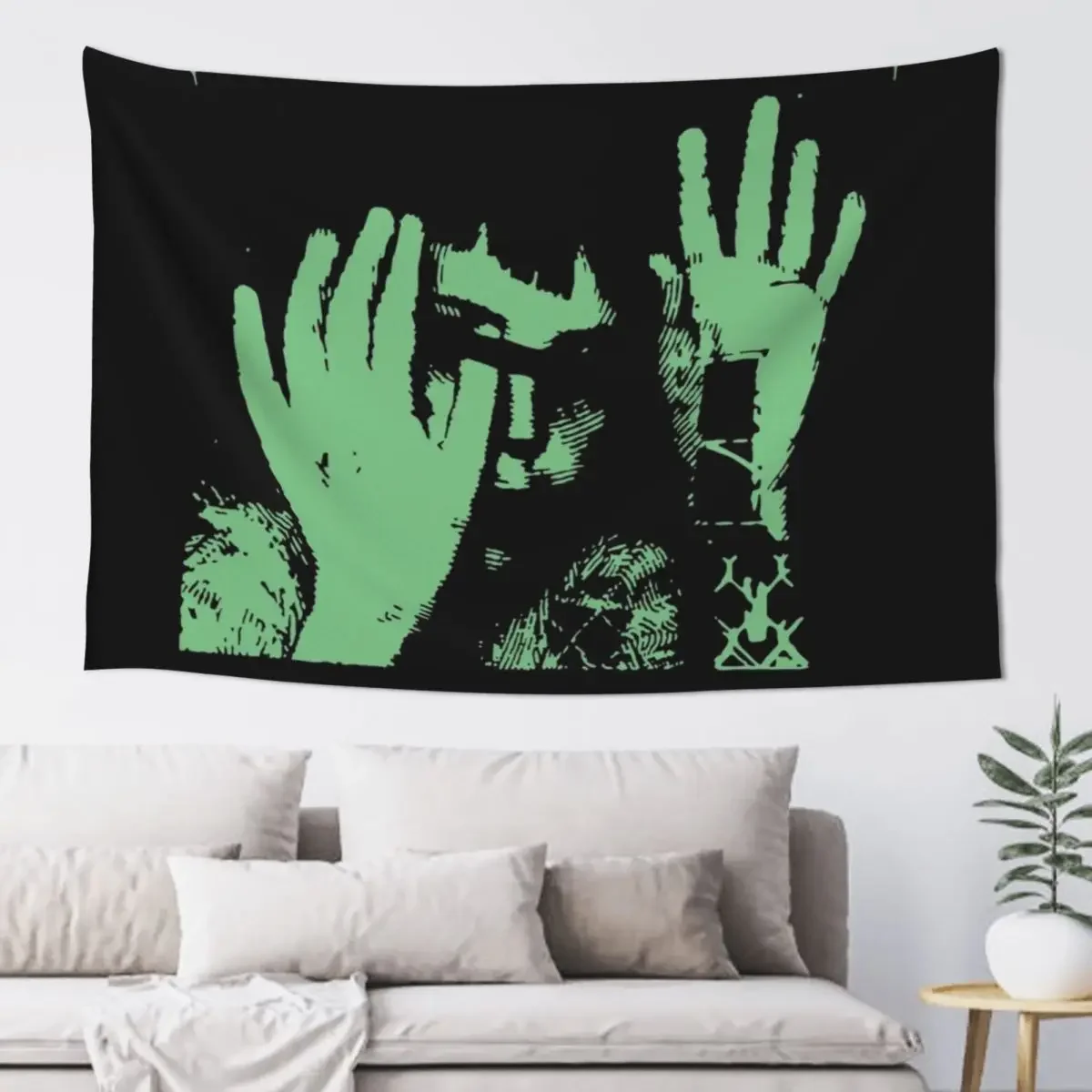 EYEHATEGOD Anemic Robotic Tapestry Room Aesthetic Cute Room Decor Room Design Tapestry