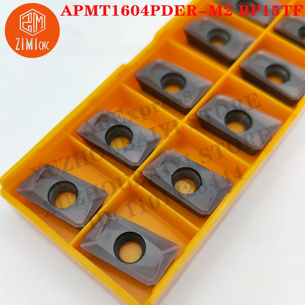 APMT1604PDER-M2 BP15TF APMT 1604 PDER-M2 Carbide Milling Insert Turning Tool CNC Tool Cutter Lathe Blad cutting tool metal lathe