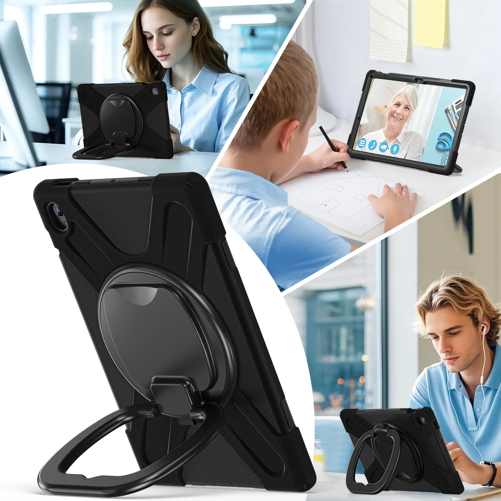 Handle Grip Case For Samsung Galaxy Tab S10 FE Plus 2025 13.1