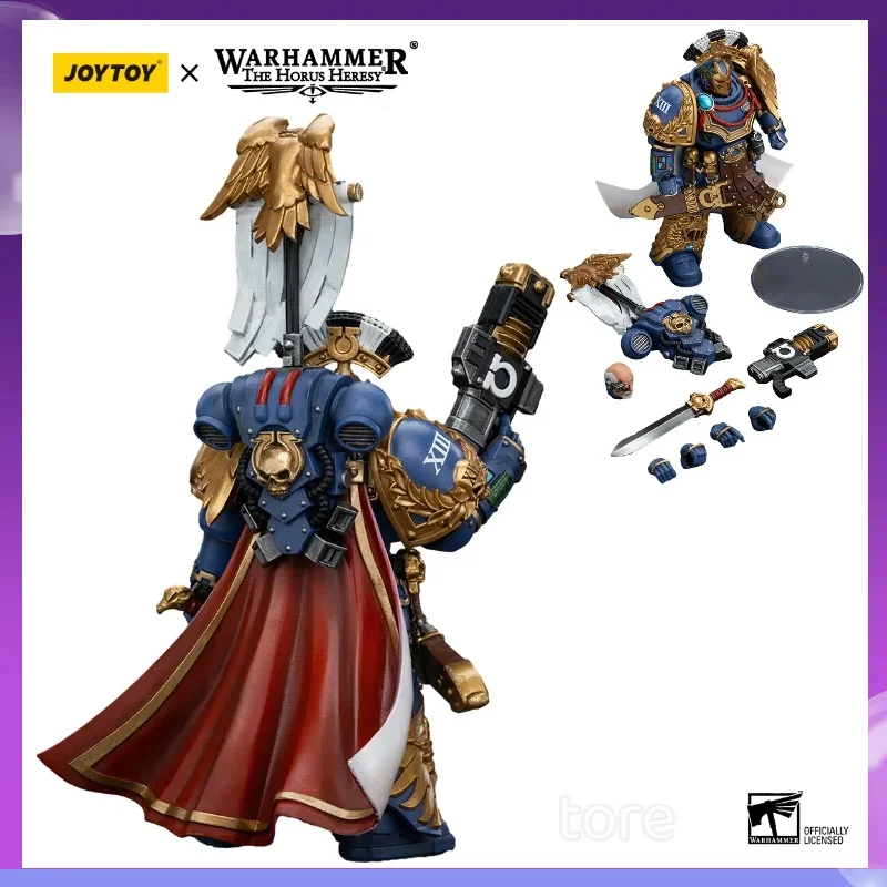 

[IN STOCK] JOYTOY Warhammer 40k Action Figure Ultramarines Legion Praetor with Power Sword and Volkite Serpenta Model Toys gifts