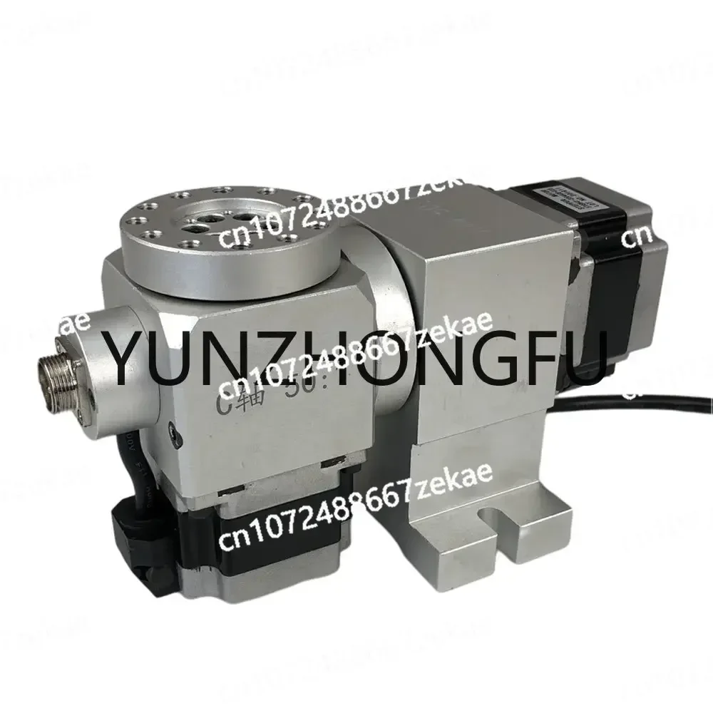 

CNC 4-5 A/B Rotary Shaft Harmonic Drive Reducer Indexing Head Stepper Motor NEMA 23 Reduction Ratio 50:1 Milling Machine