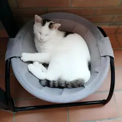 범용 고양이 해먹 반려동물 침대, 분리형, 간편한 청소, 깊은 수면, 편안한 스탠딩, 사계절