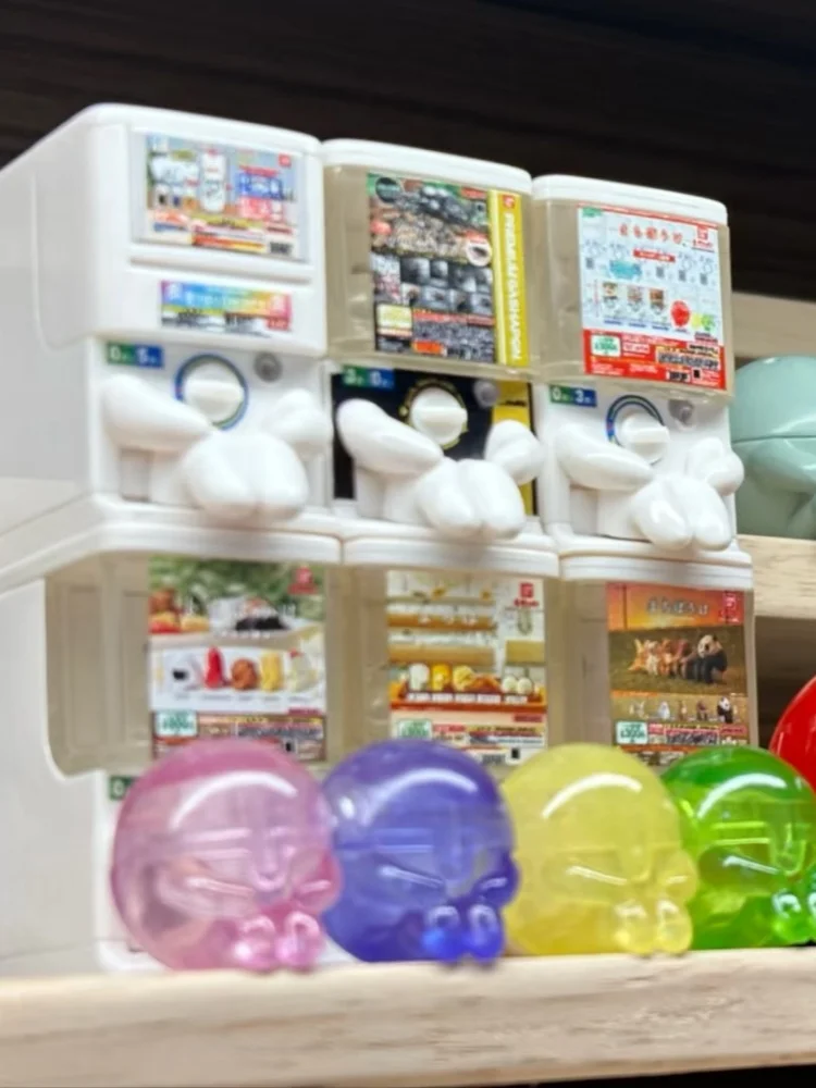 Bandai Machiboke Serie Gashapon Kapselspielzeug Leuchtendes Brot Eiermechanismus Tierdekorative Figur für Sammler