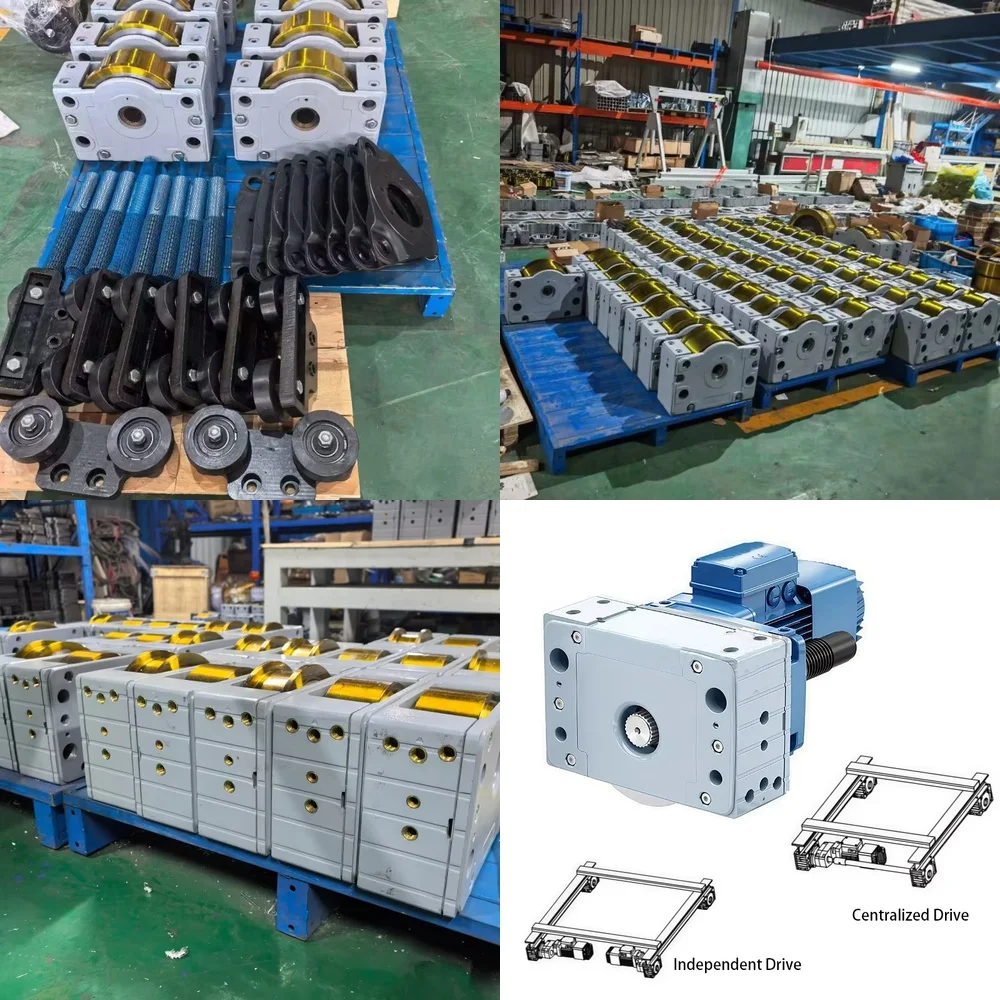 New Modular Forged Steel DRS Heavy Crane Wheel 1 to 1 Replacement for Gantry Overhead Crane with 27.5 KN Load Capacity