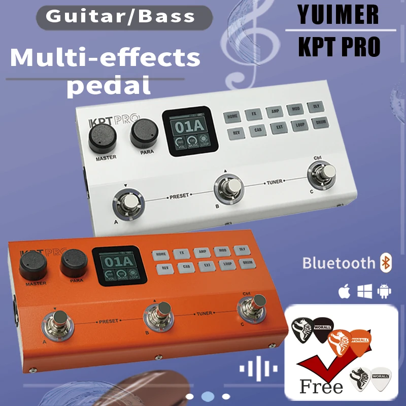 YUIMER KPT PRO マルチエフェクトペダル アップグレード版 ギター