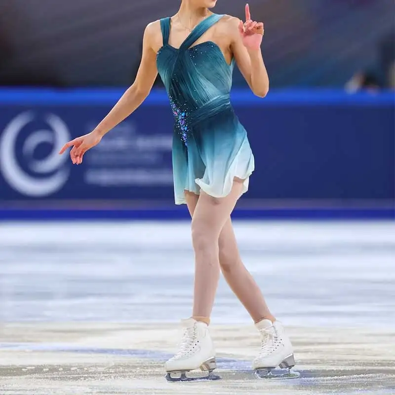 Figure skating performance dress, graded, Kosten, suitable for performance competitions