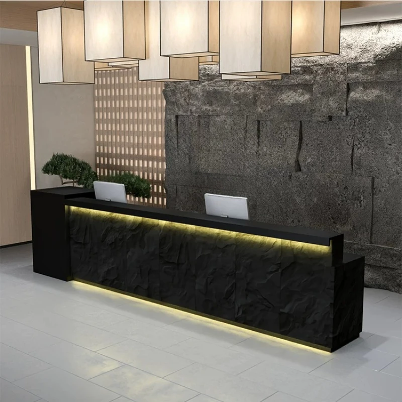 Minimalist Design Reception Desks Modern Executive Luxury Beauty Reception Desks Unique Display Mostrador Commercial Furniture