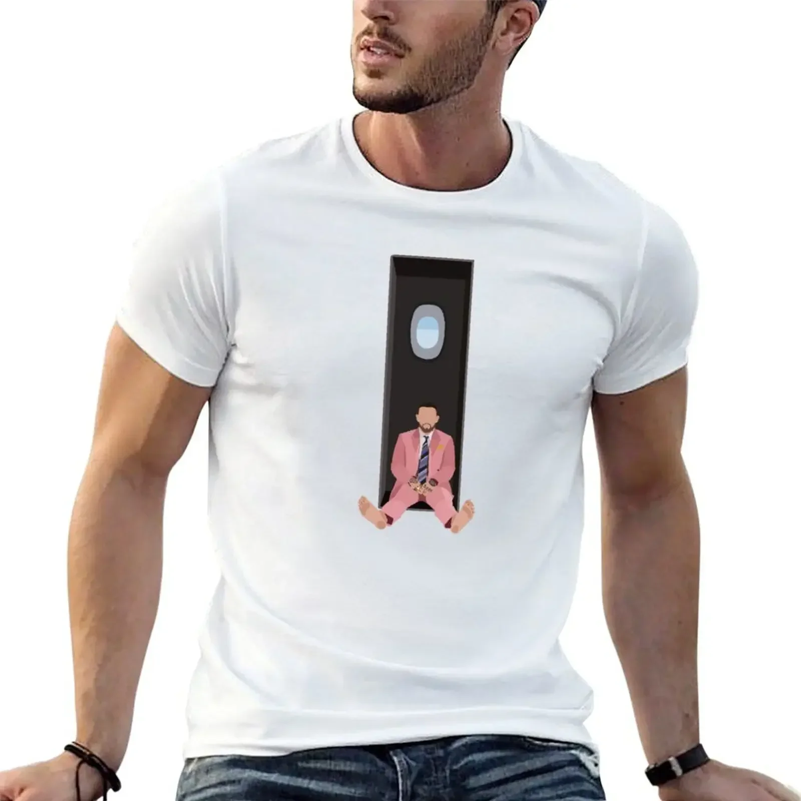 Pink Mac Sit T-Shirt shirts graphic oversized graphic tee t shirt men 100℅ cotton