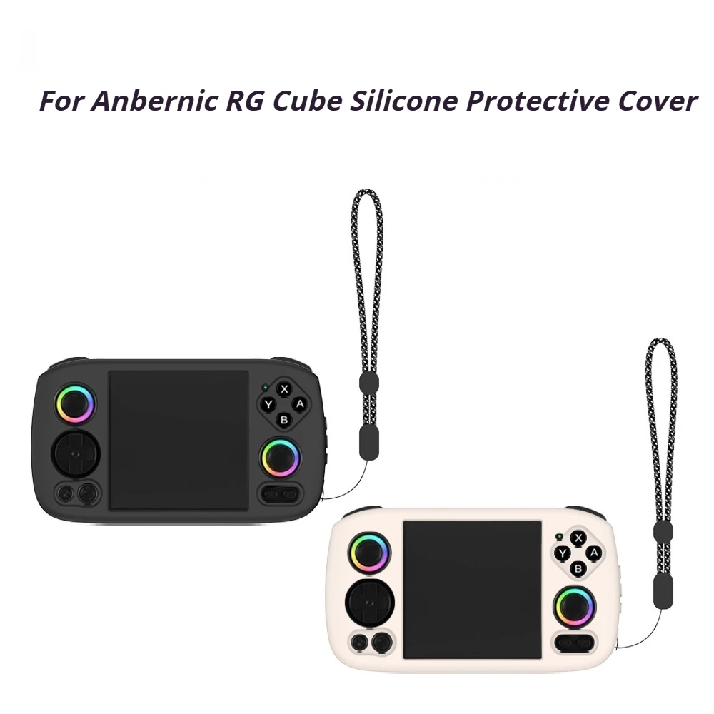 

Silicone Case for Anbernic RG Cube Console Soft Skin Case Cover Protective Shell Sleeve Anti-Scratch Protector Game Accessories
