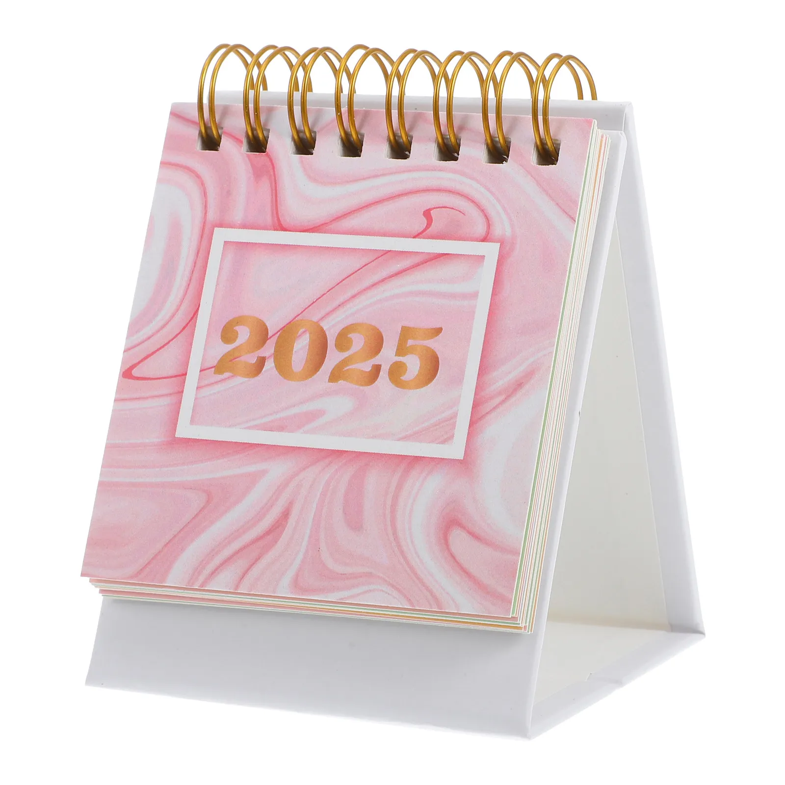 

2025 Desk Calendar Small Mini Standing Desktop Calendar Lunar Year Planner Year of The Snake Office Schedule 2025 Daily Planner