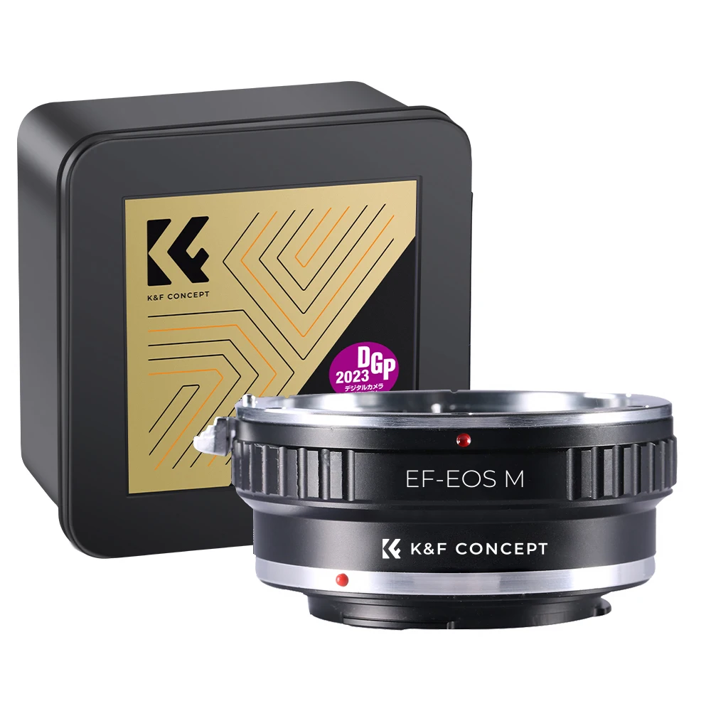 حلقة محول العدسات K&F لعدسات Canon EOS EF FD FL M42 PK MD OM Nikon F G C/G Leica M إلى جسم كاميرا Canon EOS M Mount #2