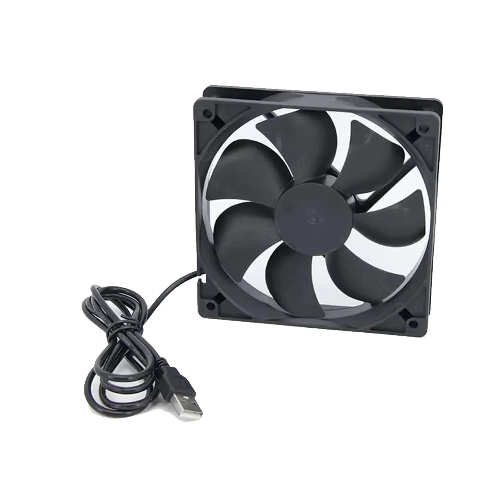 5V 12V 24V DC 120mm 120x120x25mm USB Cooling Fan 2P2.54 Connector Easy to Install Versatile for Computer PSU RV Refrigerator
