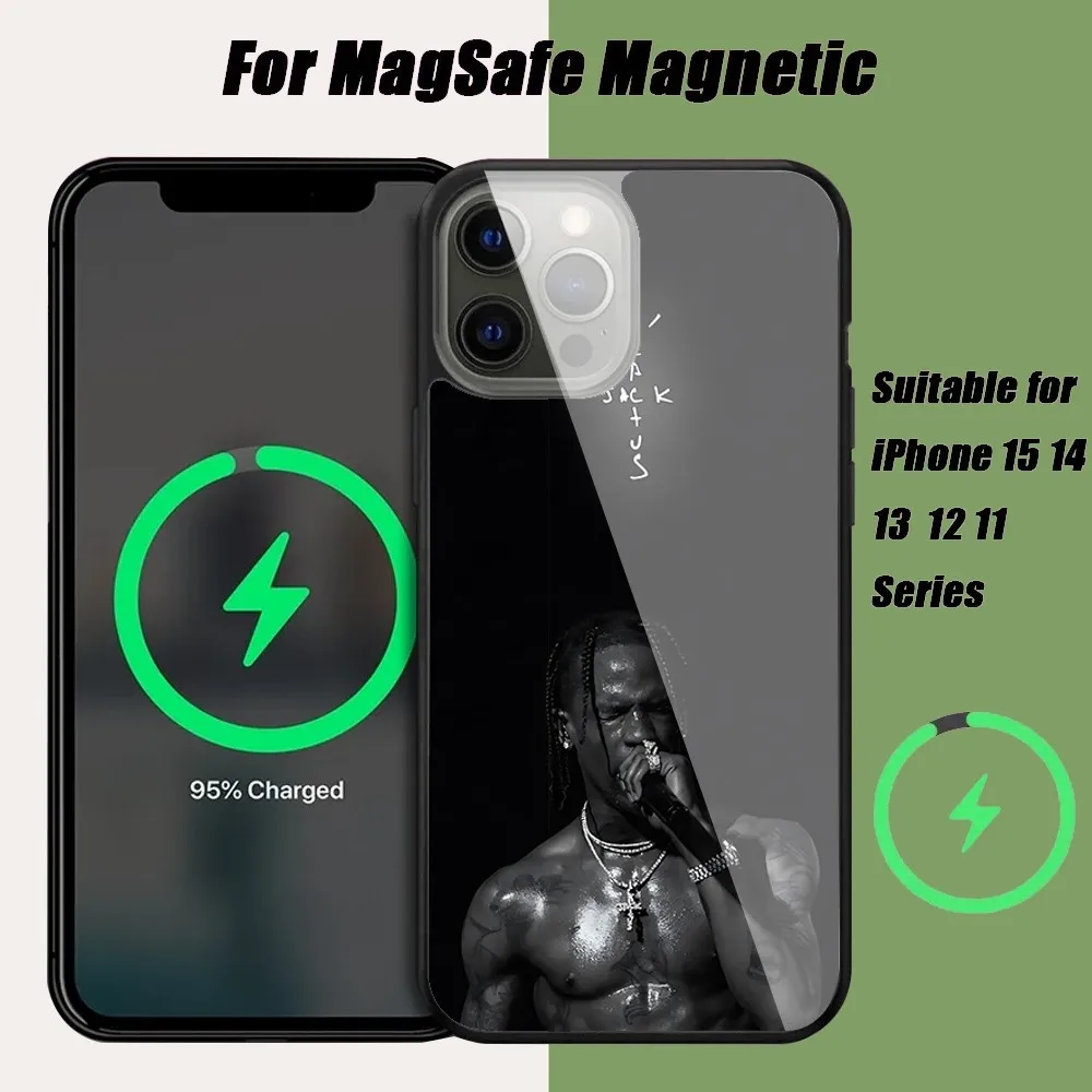 Travis Scott Huncho Jack Phone Case For IPhone 16 15 14 13 Pro Max 11 12 Mini Alex Mirror For Magsafe Wireless Charging Cover