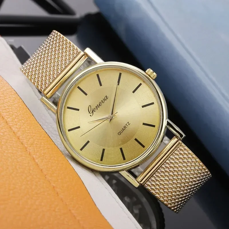 2024 Women Watches Luxury Fashion Mesh Belt Watch for Ladies Elegant Bracelet Quartz Wristwatch Female Clock Relogio Feminino