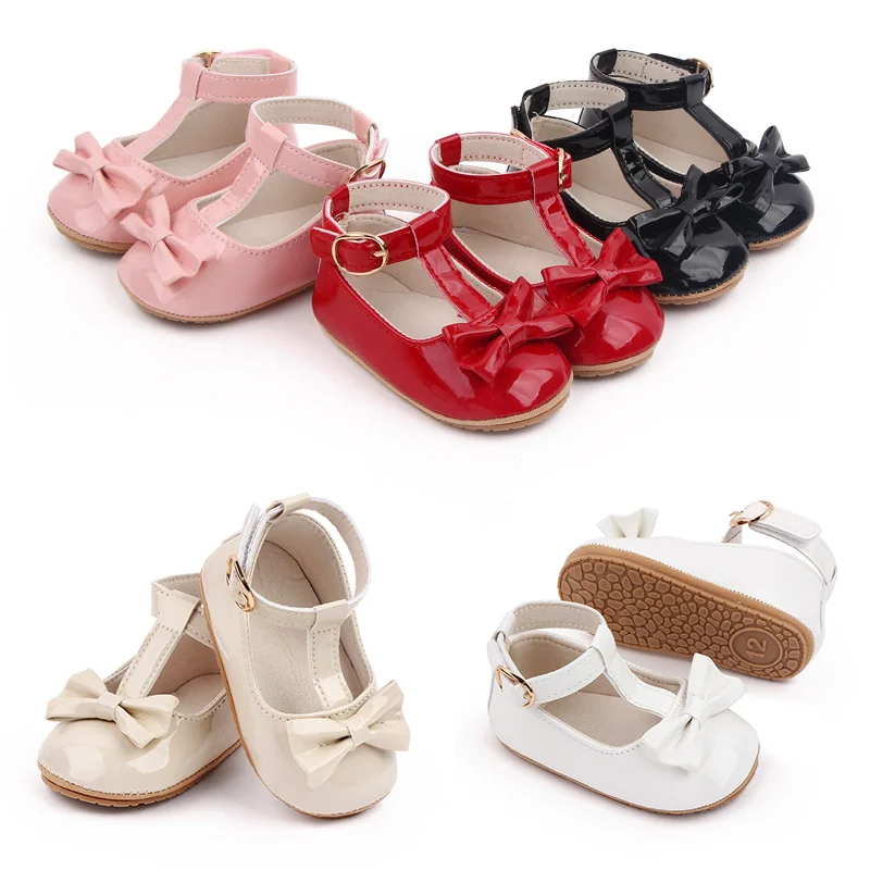 Baby Princess Shoes Hign Quality Soft PU for Newborn Toddler Girl 0-18Months Multiple Color Choices Spring and Summer Party Shoe