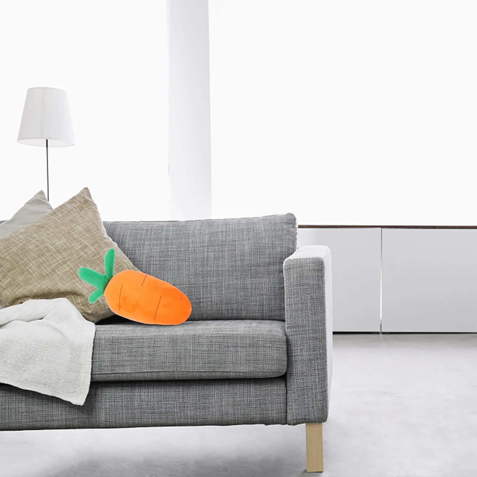 

Мягкая декоративная подушка-морковка 30 см, имитация милой мягкой игрушки, удобная подушка для спины, декор для детского дивана