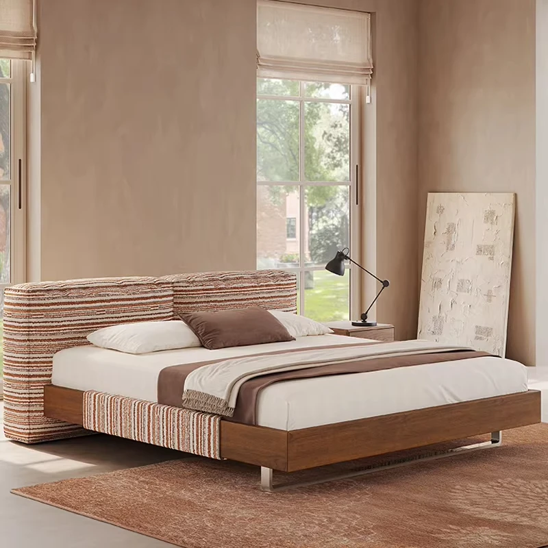 king size elegant bed 2 people 180x200cm Minimalist luxury design bedroom beds camas matrimoniales cama box casal furniture